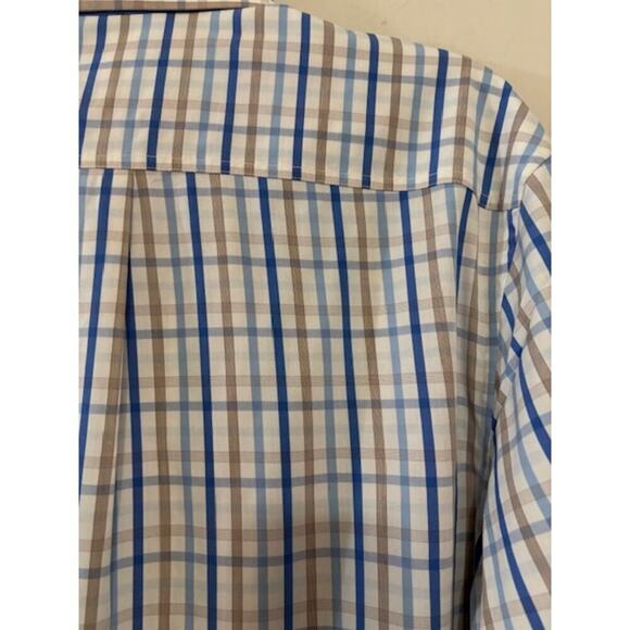 Johnnie O Prep Performance Button Down Shirt Mens Large Plaid Long Sleeve - Picture 3 of 7